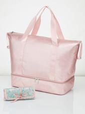 Weekender + Schmuckrolle Rosé