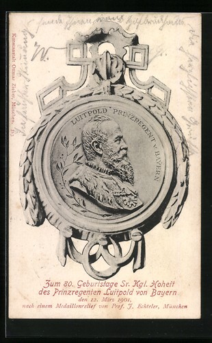 Medaille mit portrait - ak,