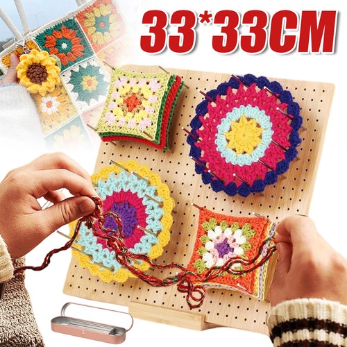 Blocking board granny square - blocking,