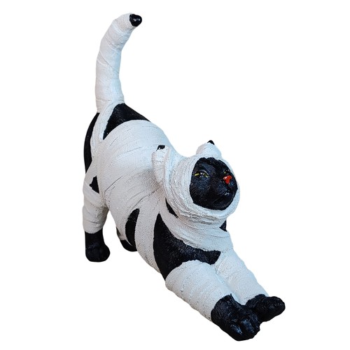 Halloween deko katze - deko, mumie