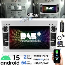DAB+ Android Autoradio CarPlay GPS Navi Für Opel Astra H Corsa Zafira mit Kamera