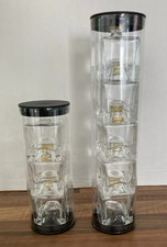 8 Cube Flaschen 50 ml Vorratsflaschen Turm DIY Adventskalender quadratisch eckig