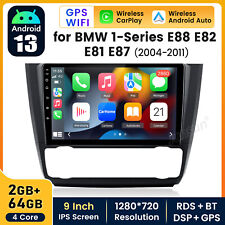 Für BMW 1 Series E81 E82 E87 E88 Android 14 Autoradio DAB GPS Navigation BT USB