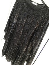 pailletten kleid zara schwarz