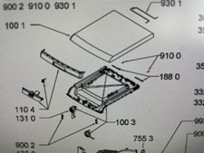 Gerätedeckel Deckel Toplader