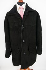 Set Off Lammfell Herbst Winter Lederjacke Gr.L 100% Leder Schwarz sehr guter Zus