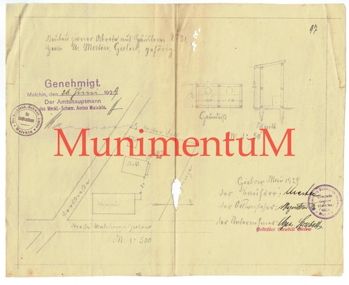 Bauzeichnung bauplan malchin - bauzeichnung,