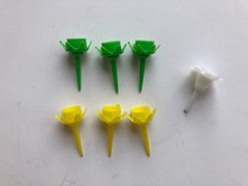 7 Kerzenhalter Geburtstagskuchen ca. 2,7cm lang