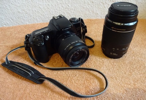 Canon eos 3000 mit objektiv - mit,