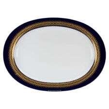 Fleischplatte mittelgroß Thomas Rotunda Kobalt Goldbordüre