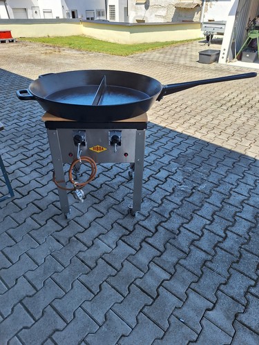 Riesenpfanne 80cm mit - , zweiflam