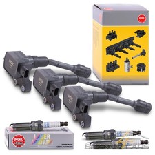 3x NGK ZÜNDSPULE FÜR FORD