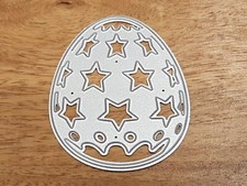 Prägeschablone Stanzschablone Ausverkauf Hobbyaufgabe Ostern Osterei Stern