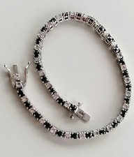 Silber 925 Armband mit Saphir