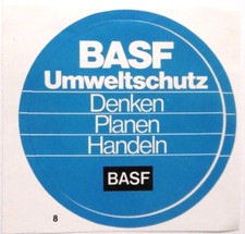 Werbe-Aufkleber BASF