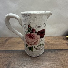 Vintage Deko Kanne Rosen