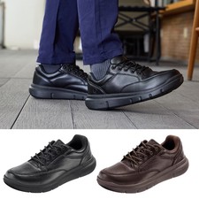 FitVille Herren Weit Lederschuhe Business Mokassins Walkingschuhe Turnschuhe