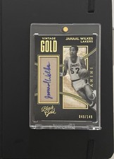 Jamaal Wilkes Panini Black Gold Autograph /149 #4 Los Angeles Lakers 2015-2016