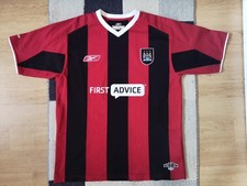 Manchester City Trikot Rot Schwarz Gr. L 2003 2004 London
