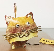 Medusa KATZE gelb weinrot XS