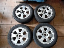 4x Alufelgen mit Sommerreifen Ford Dunlop 195/ 60R 15 88H 6Jx15H2 ET48,5 97BG-AC