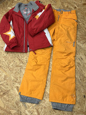 Protest Skijacke & Skihose S/M~rot/ orange für Damen & Mädchen