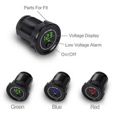 12-24V Auto Temperatur Voltmeter Auto Spannungs messer Anzeige Digital messung