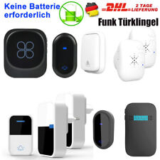 Batterielose Funkklingel Türklingel kabellos 38Melodien ohne Batterie Türklingel