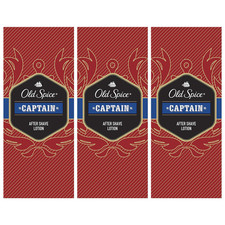 3 x Old Spice Captain After