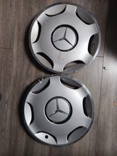 2 x Mercedes Benz W124 Original 15 Zoll Radkappen Chrom Ringe Nr. 1244011424