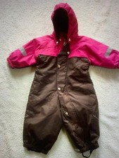 travalle...skianzug...finland...thermo overall...gr.74..pink braun