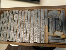 Initialen Blei -Buchstaben