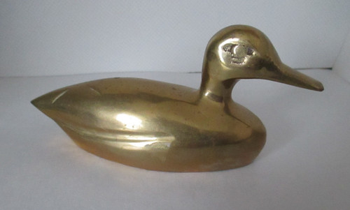 Ente messing tier figur - ,