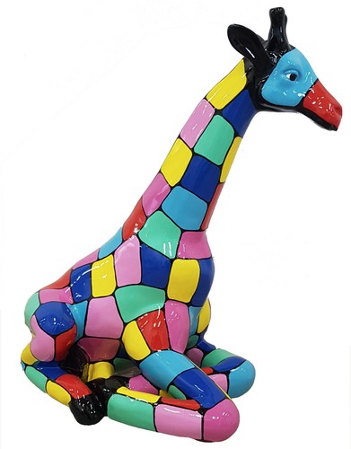 Pop art giraffe xxl designer - pop-art,