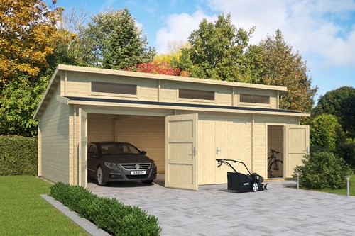 Holzgarage bausatz 44mmgarage - bausatz,