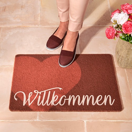 Fussmatte willkommen - fussmatte, "willkommen"