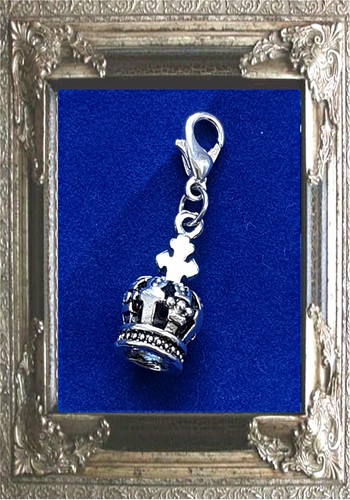 Charm anhänger krone könig - charm,