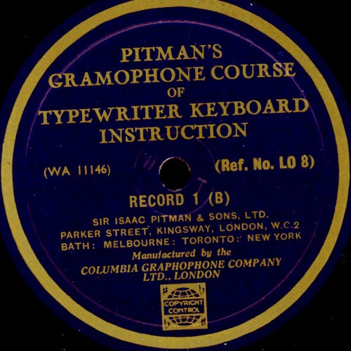 Pitman gramophone course - gramophone,