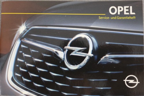 Opel garantie und serviceheft - opel, garantie-