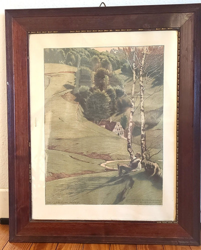 Orig farblithografie ernst - farblithografie,