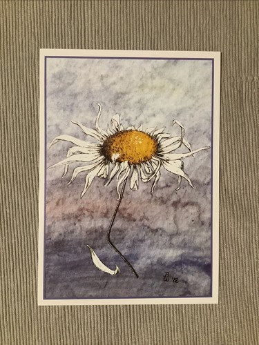 Kunst postkarte verwelkende - 1,
