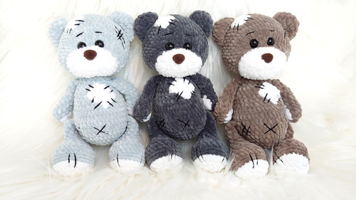 Amigurumi teddybär - amigurumi,