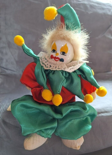 Pierrot clown porzellan - pierrot,