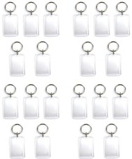 20 Stück Foto Schlüsselanhänger 5,2 x 3,5 cm für Auto, Hotel, Werbung Neu (99)