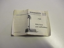 Märklin Betriebsanleitung