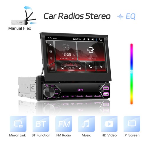 Autoradio bluetooth din - bluetooth, 7"