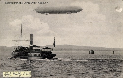 Zeppelin sches luftschiff - zeppelin'sches,