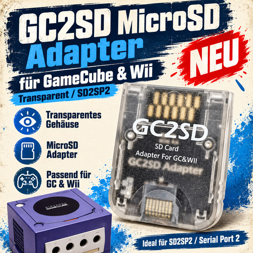 Gc2sd reader microsd adapter - gc2sd,