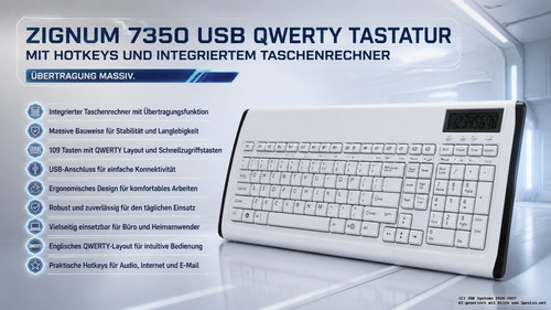 Zignum 7350 usb qwerty - usb,