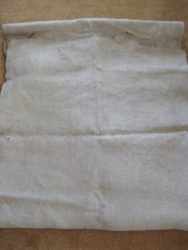 schweres Leinen Leinenstoff Tuch Stoff alt antik ca. 305x77 cm Sackleinen
